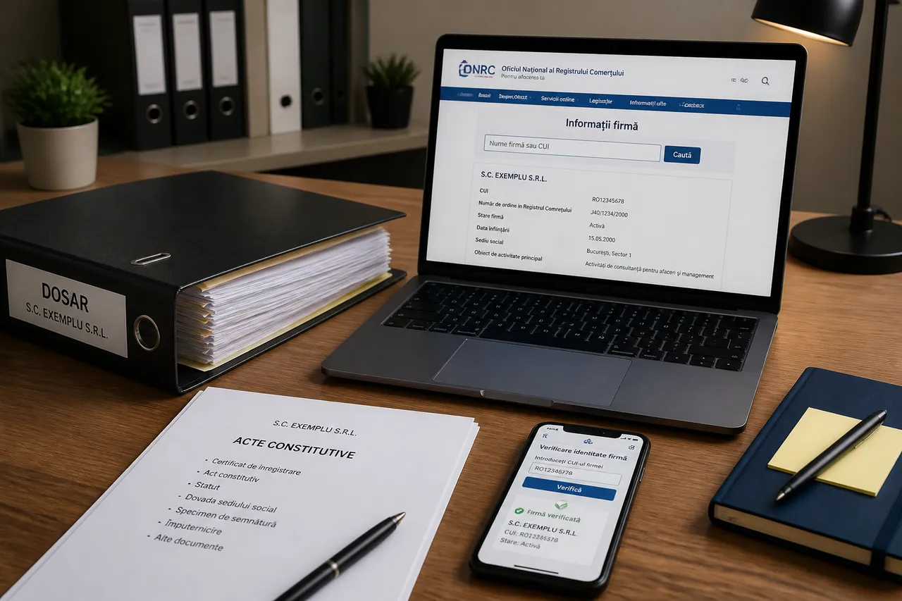 verificarea documentelor unei afaceri din România